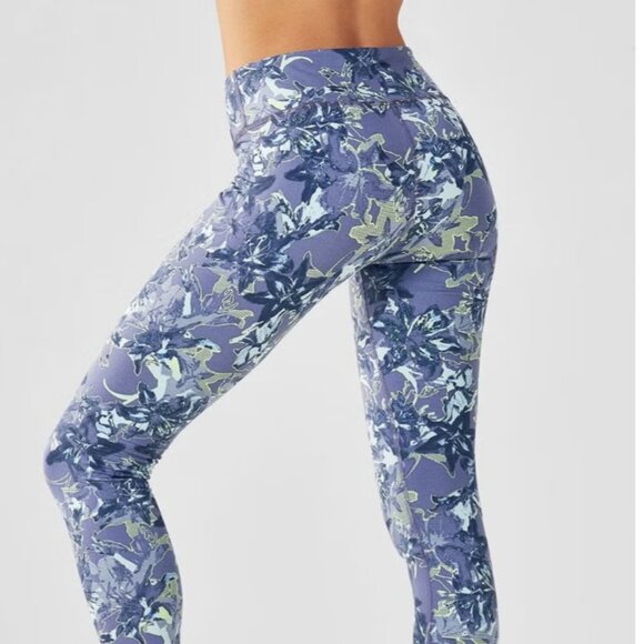 NWT Fabletics High Waisted 7/8 Powerflex Leggings | Sz L - Picture 1 of 5